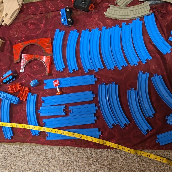 Cape Cod MÁP Nautical TABLE SHEER SCARF  VNC    52" - Picture 6 of 8